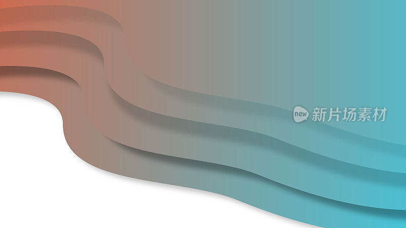 Curvy Wavy Abstract Background